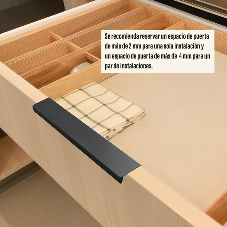 Tiradores Manilla Negro, Tirador Mueble Puerta 15cm 10 Unidades-3