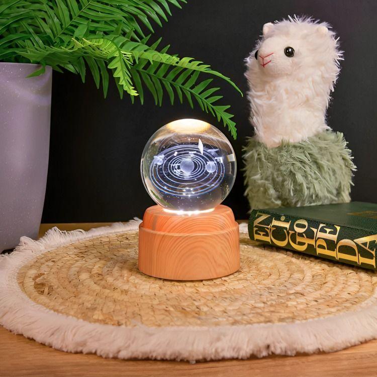 Lámpara Bola de Cristal LED Sistema Solar-2