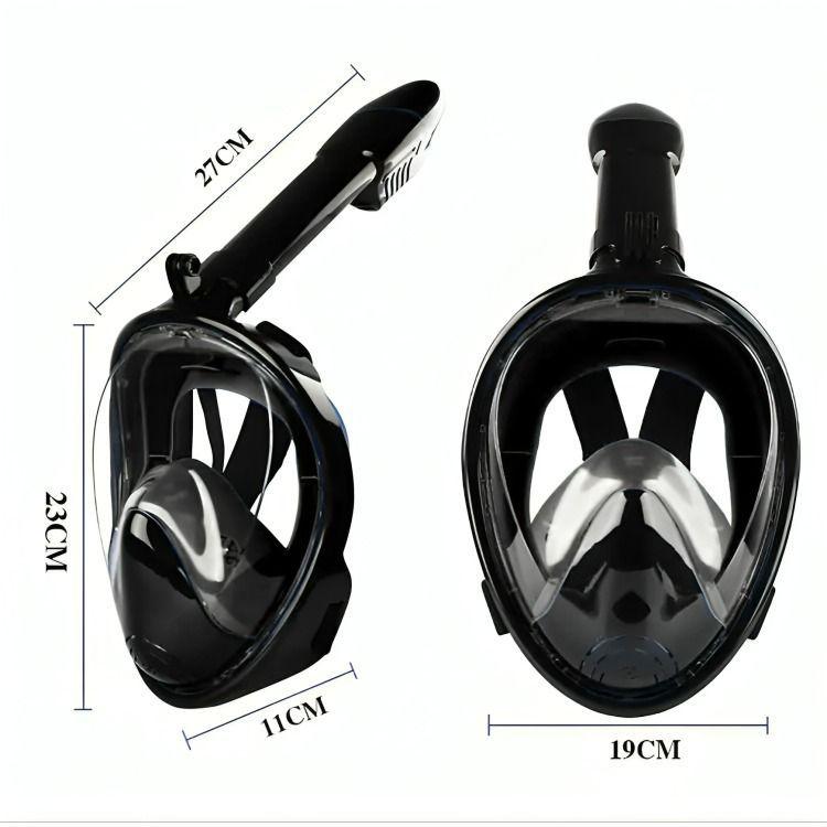 Máscara Snorkel Fullface Buceo Antiniebla Con Soporte Gopro-2