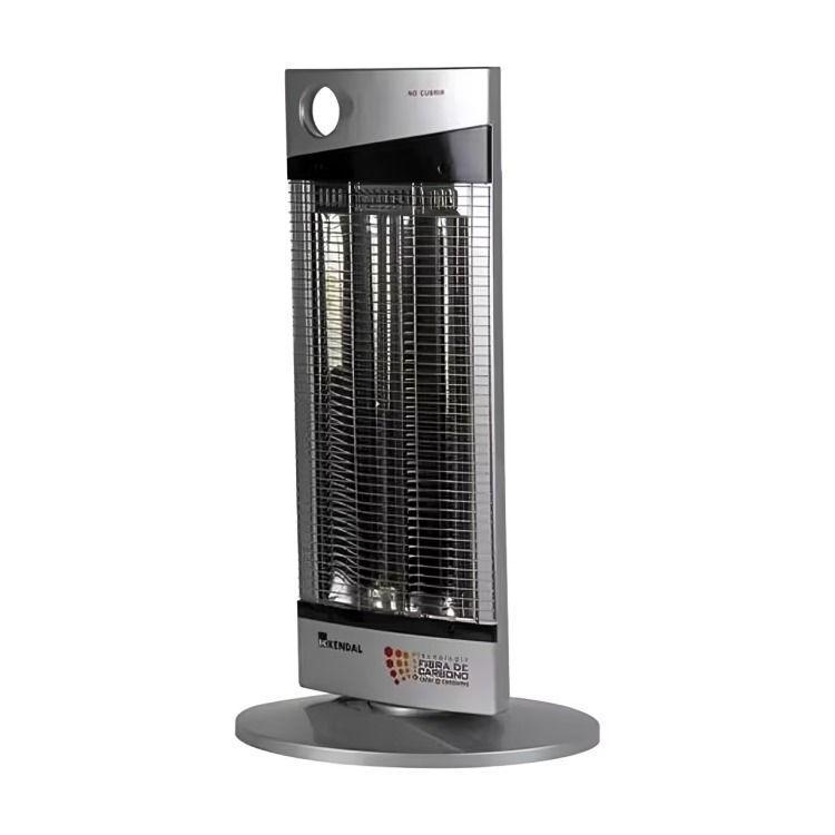CALEFACTOR CON EFECTO LUMINOSO  FIBRA CARBONO NSB120K5 SILVER-0
