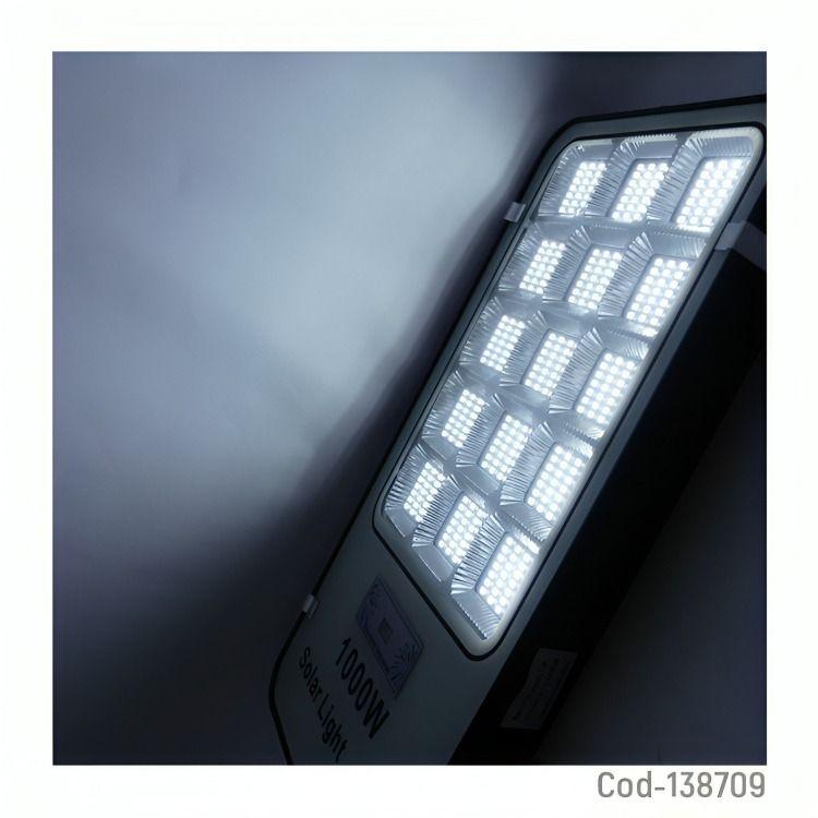FOCO PARA POSTE SOLAR 1000W CON 15 PLACAS 420 LED PVC CON CONTROL -3