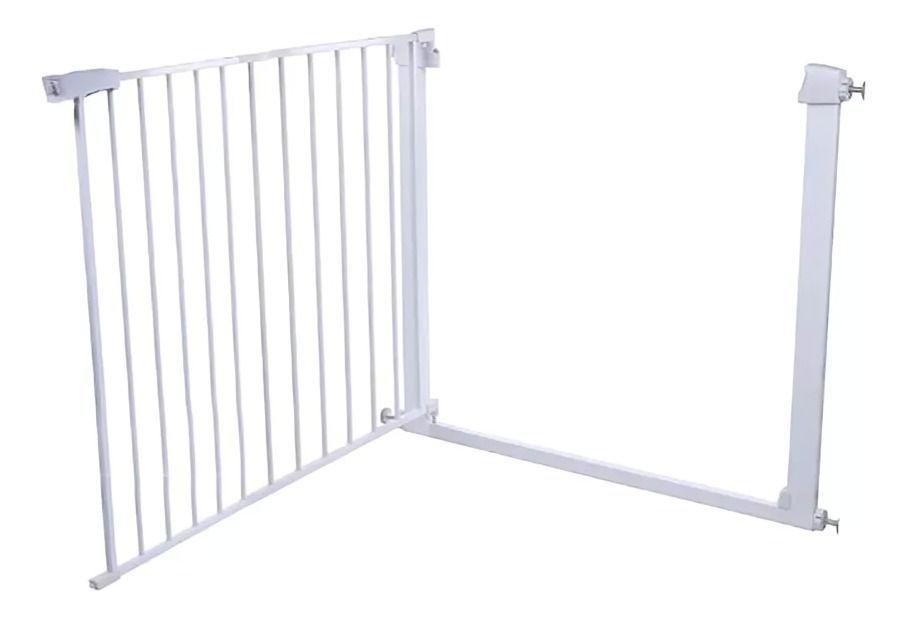 Reja Seguridad Escalera Puerta Ajustable Para Bebe Mascotas-1