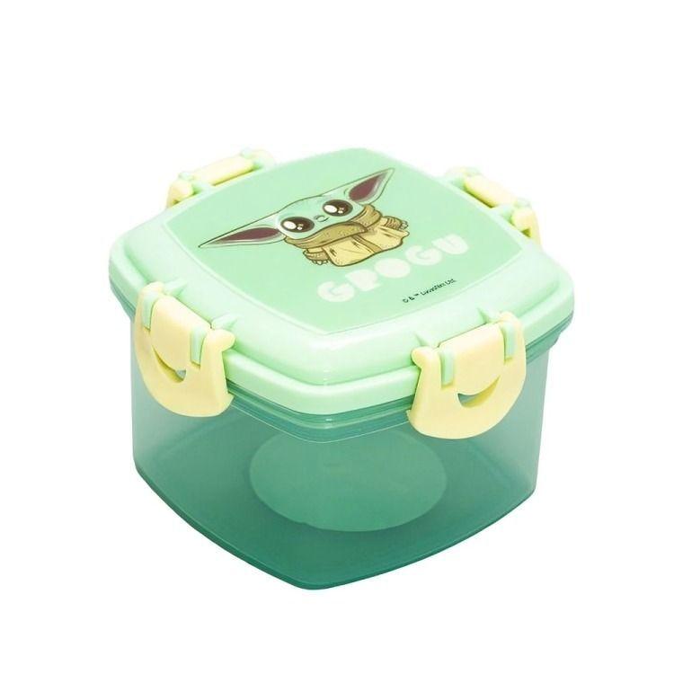 Porta Snack Cuadrado 360ml Grogu Star Wars Yoda -2