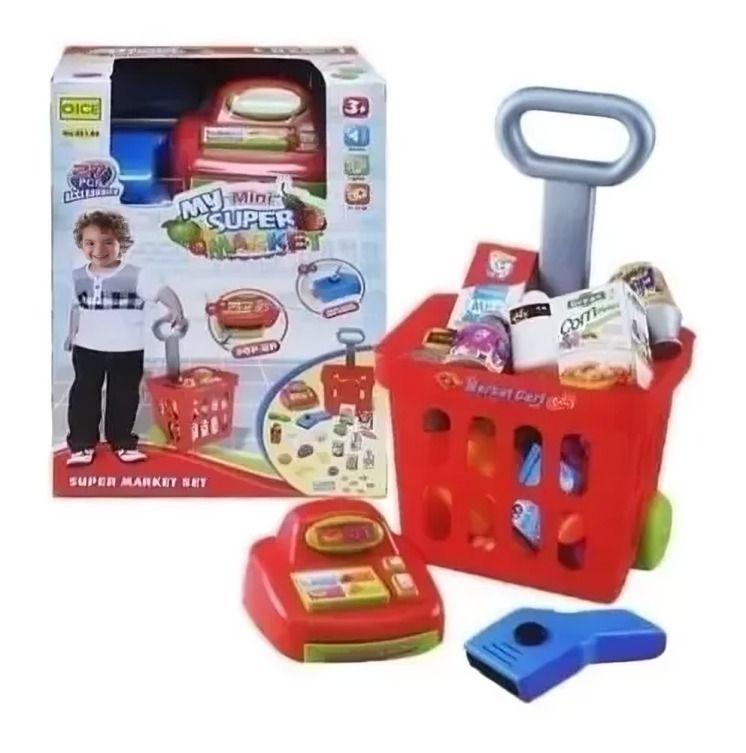 Carrito de compras para niños pequeños Mini Market -1
