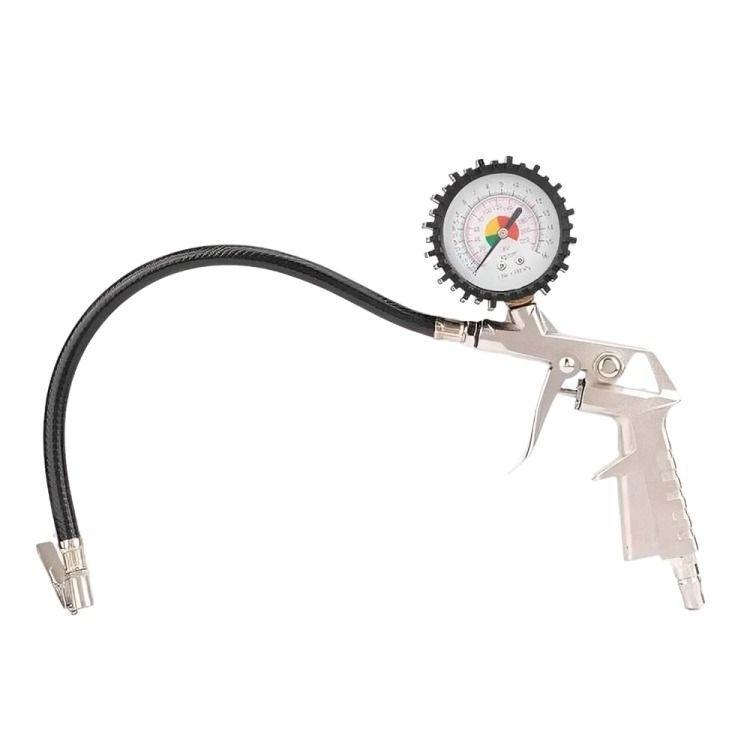 Pistola Para Inflar Y Calibrar Neumaticos Con Manometro-0