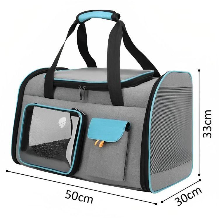 Bolso Transportador Para Mascota Viaje Mochila Transpirable-4