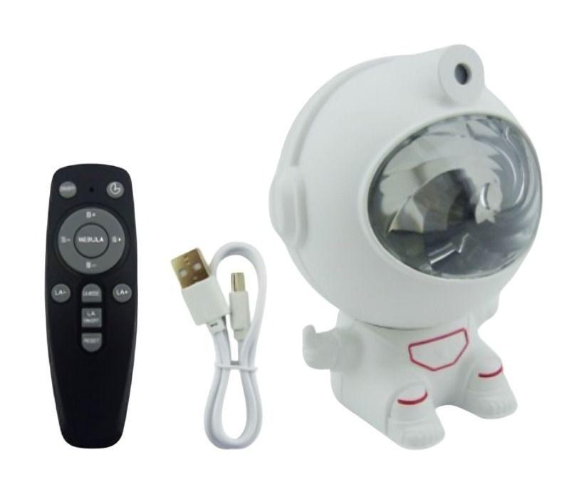 LAMPARA PROYECTOR MINI ASTRONAUTA DE LED RGB CON CONTROL REMOTO-1
