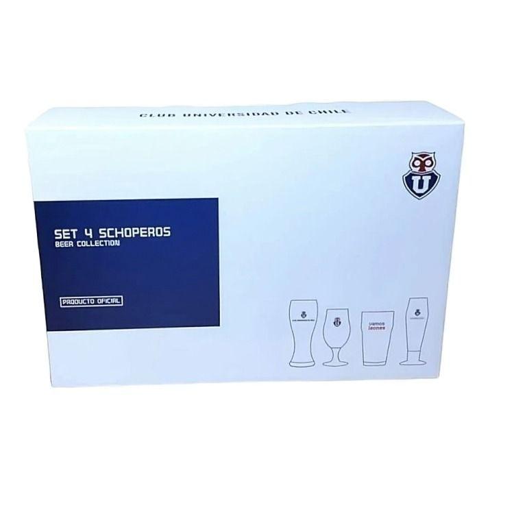SET 4 SCHOPEROS COLLECTION UNIVERSIDAD DE CHILE-3