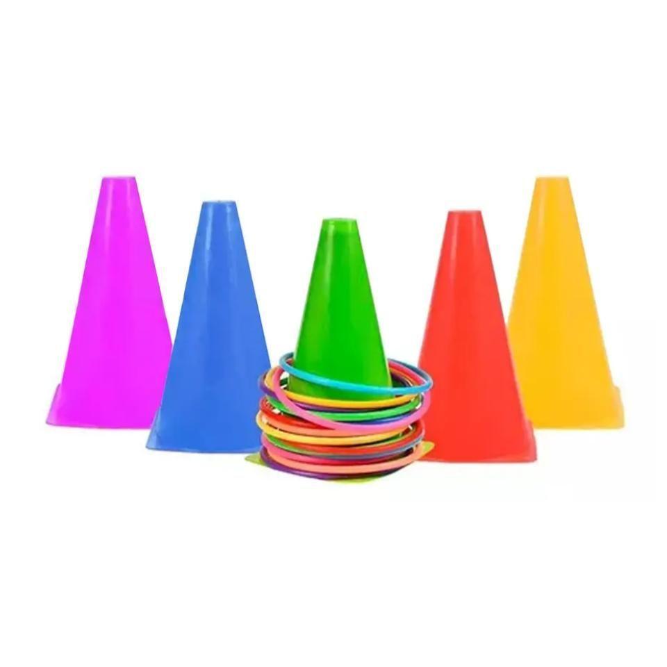 Kit De Entrenamiento Con Cono Y Aros Agilidad Crossfit-0