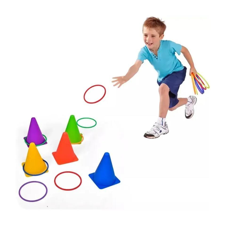 Kit De Entrenamiento Con Cono Y Aros Agilidad Crossfit-1