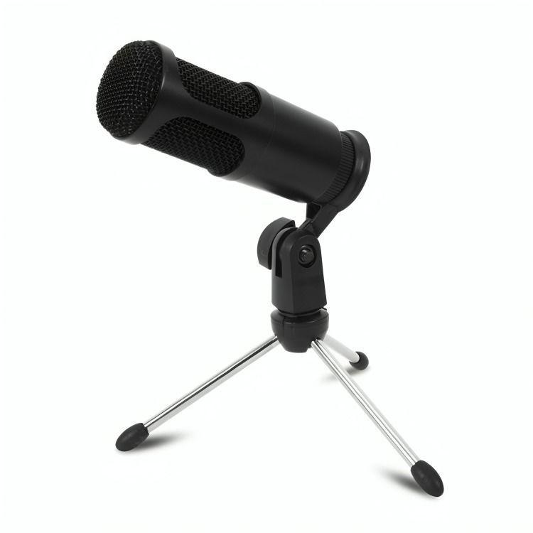 STUDIO MICROPHONE CON TRIPODE NEGRO-2