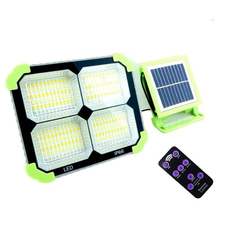 Proyector Solar LED con Trípode y Baliza Duo-2