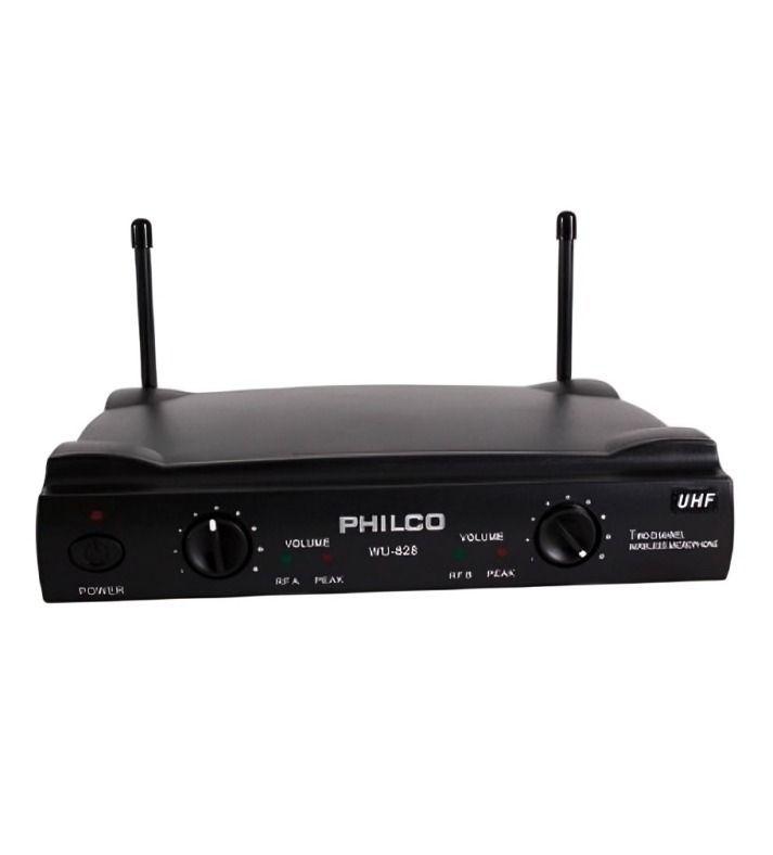 SET 2 MICROFONOS INAL. UHF PHILCO-1