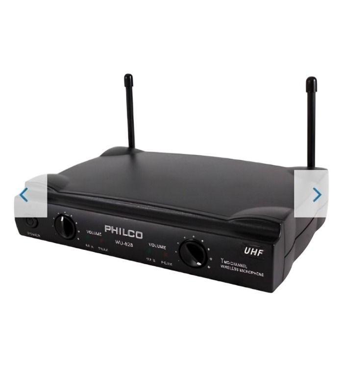 SET 2 MICROFONOS INAL. UHF PHILCO-2