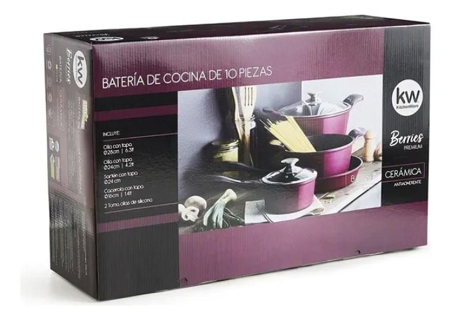 Batería De Cocina 9 Piezas Berries Kitchenware-3