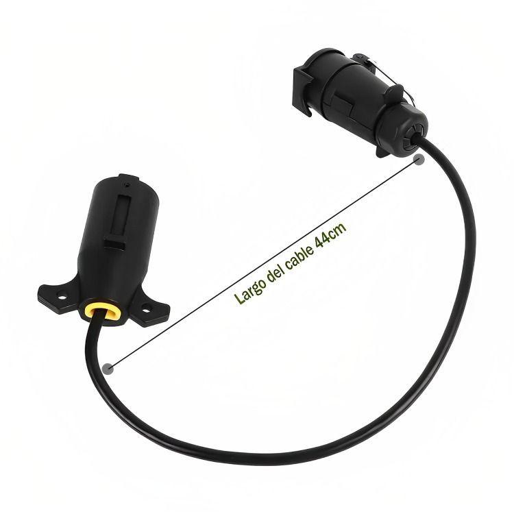 Adaptador Enchufe Vehículo Americano Remolque Europeo 7 pines-3