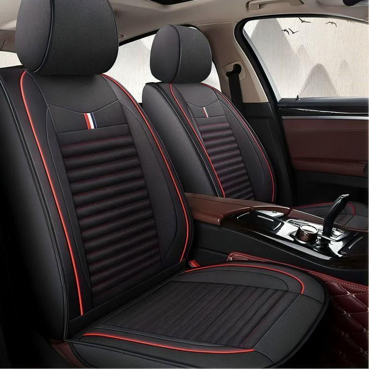 Set 5 Funda Cubre Asiento Universal Tela Forro Asiento-4