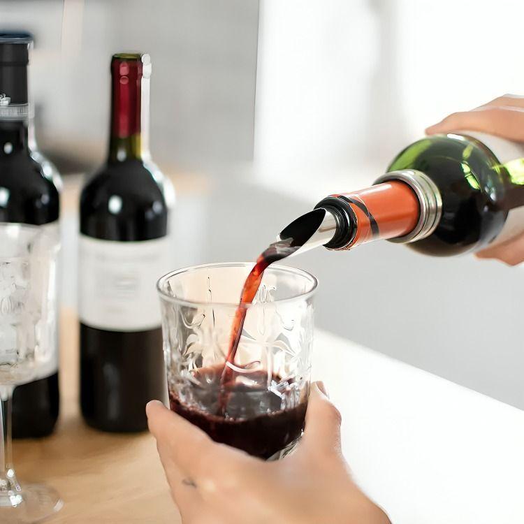 Set De Vino Sacacorchos Con Forma De Botella-1