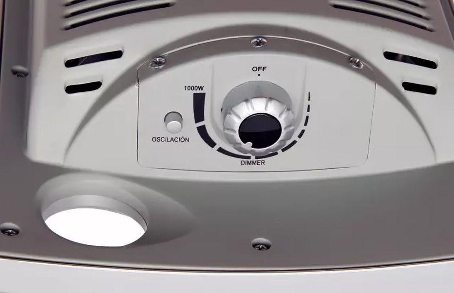 CALEFACTOR CON EFECTO LUMINOSO  FIBRA CARBONO NSB120K6-3