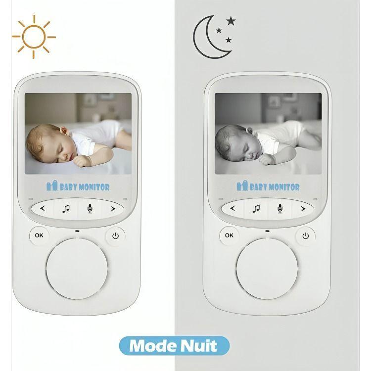 Cámara Bebe Monitor Pantalla Bebe Nocturno Vb605-2