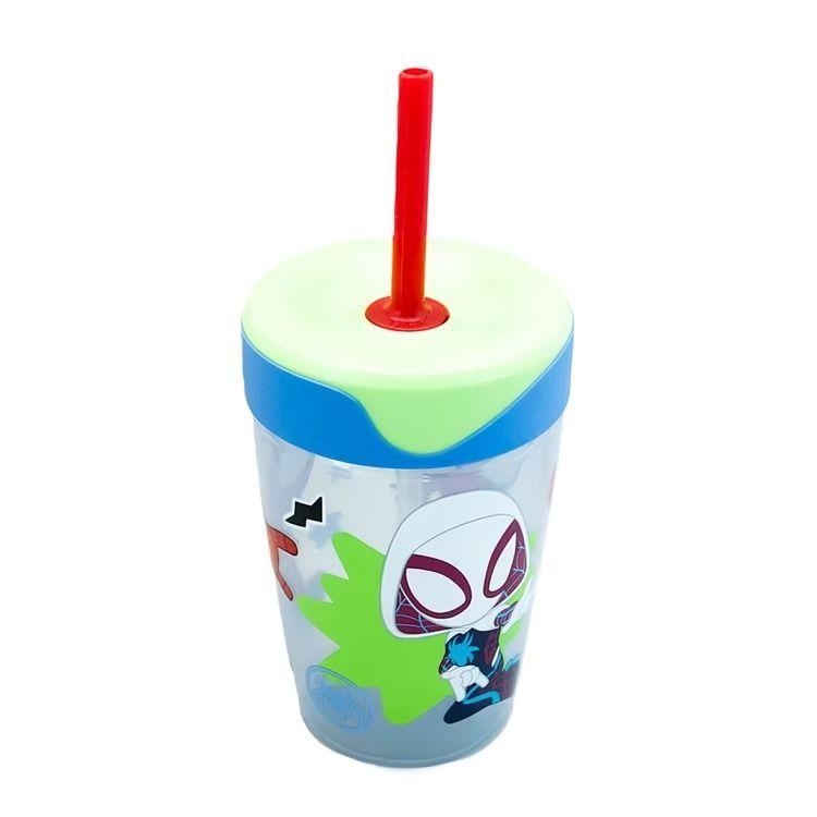 Vaso con Bombilla 520 ml Spider-Man K Película-3