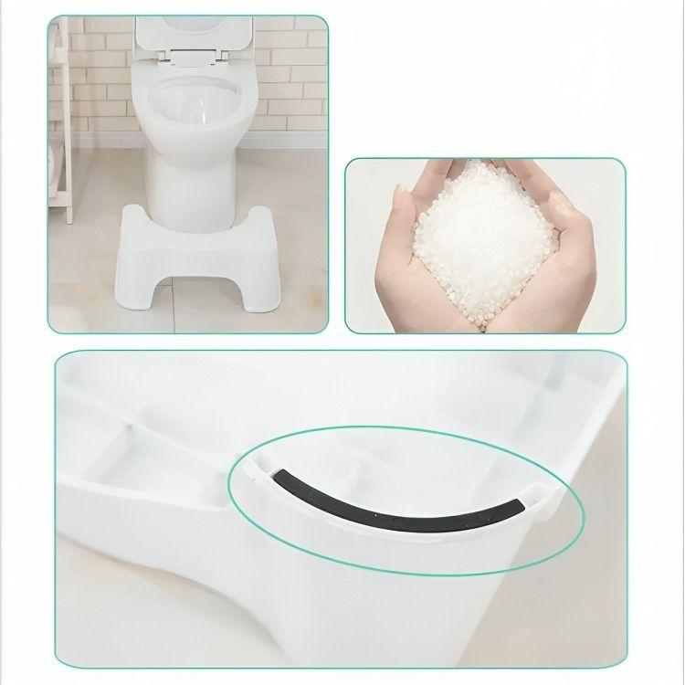 Piso Taburete De Pie Para Inodoro Antideslizante Baño-2