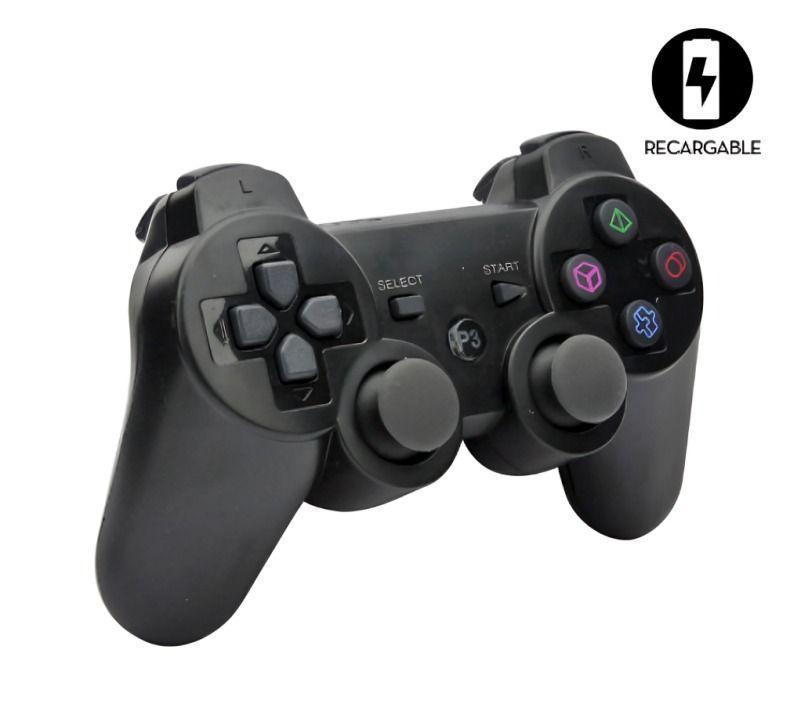 Joystick Inalámbrico Play 3 Doubleshock Negro-2