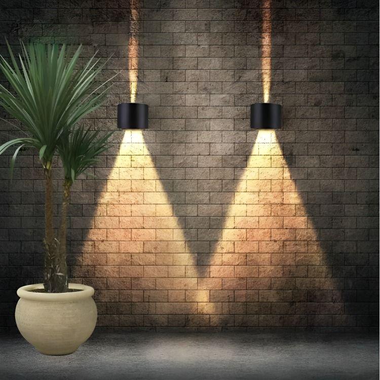 Aplique Lampara Led 6w Para Pared Exterior Interior Redondo-2