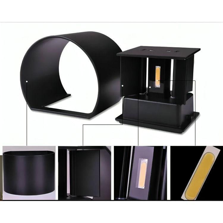 Aplique Lampara Led 6w Para Pared Exterior Interior Redondo-4