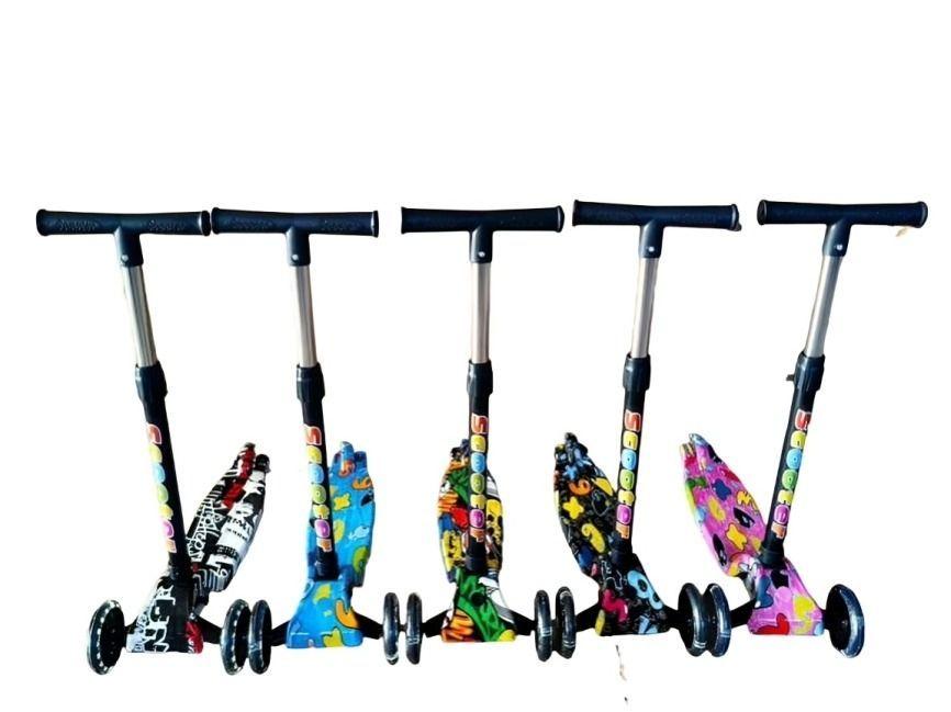 Patineta Scooter para Niños con Ruedas Luminosas y Estampados Sorpresa – Niño-3