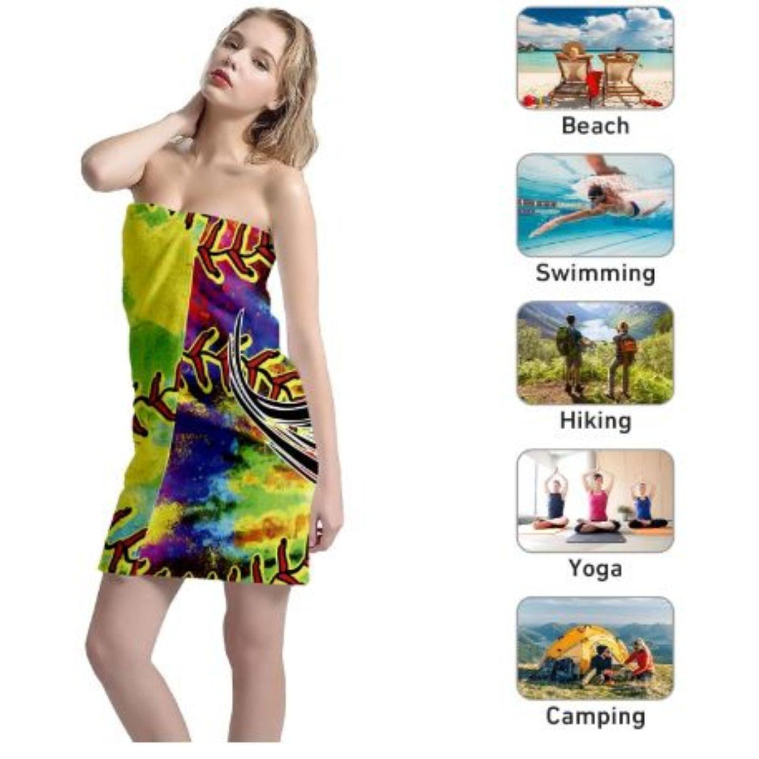 TOALLA DE PLAYA  PARA PISCINA CAMPING PLAYA 70CM X 140CM MOD 5-2