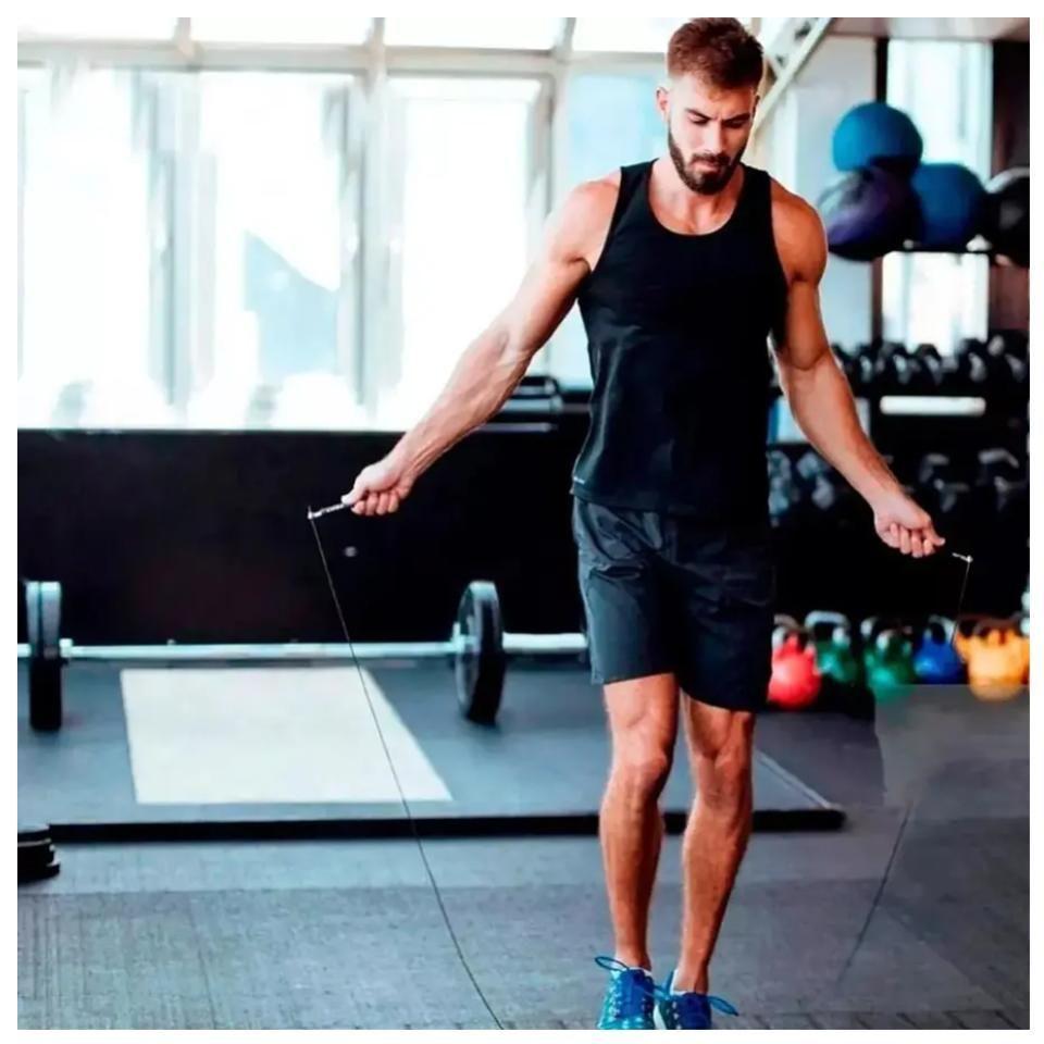 Cuerda Saltar Velocidad Aluminio Ajustable-2