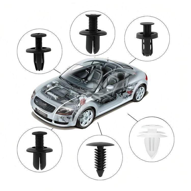 Clip Broche Automotriz Reparación 100 Pzs Mas Herramientas-2