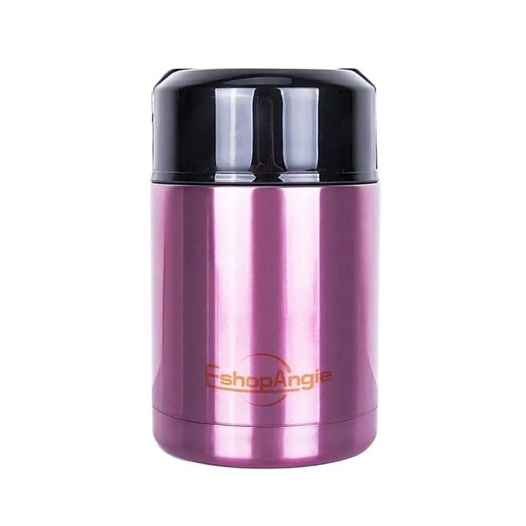 Termo De Comida Acero Inoxidable De 800 Ml + Cuchara-0