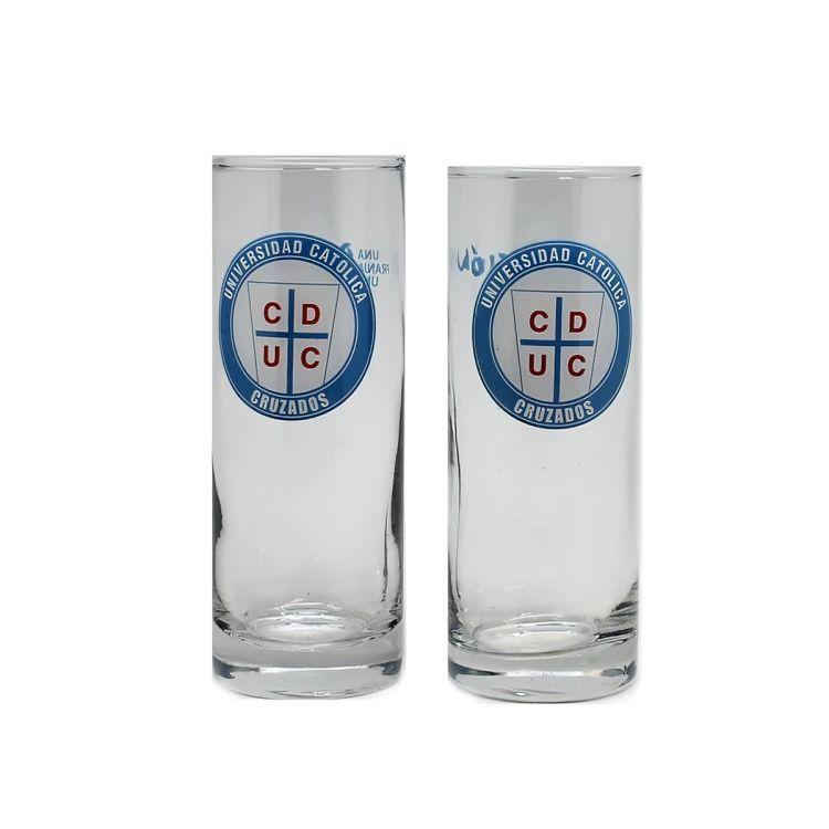 SET 2 VASOS PC UNIVERSIDAD CATOLICA-2