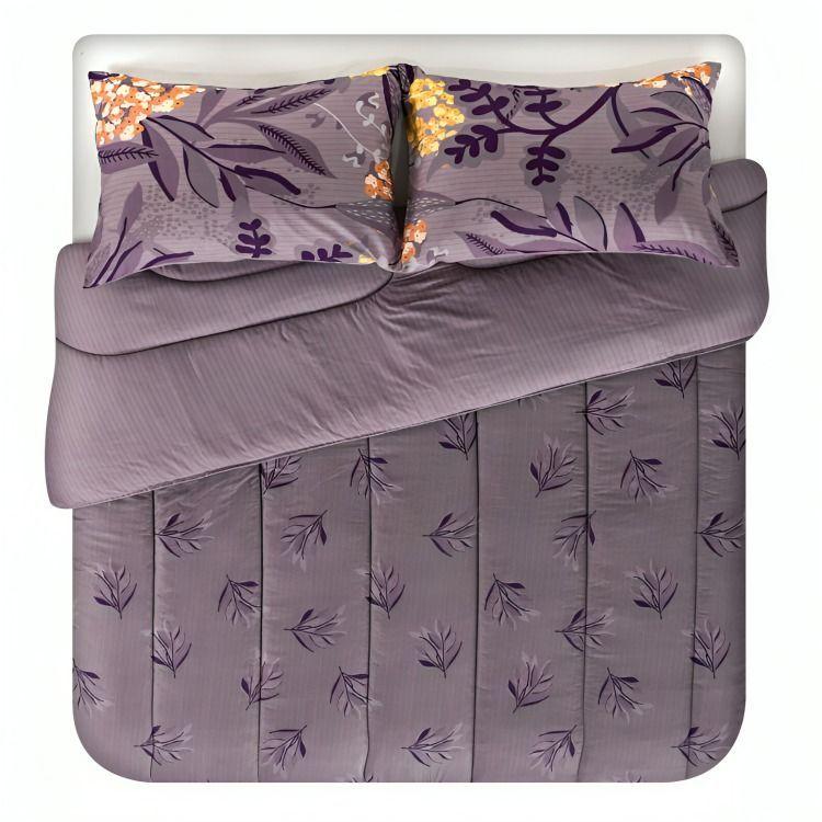 Plumón Estampado 2 Plazas / Lavanda – American Family By Cannon-1