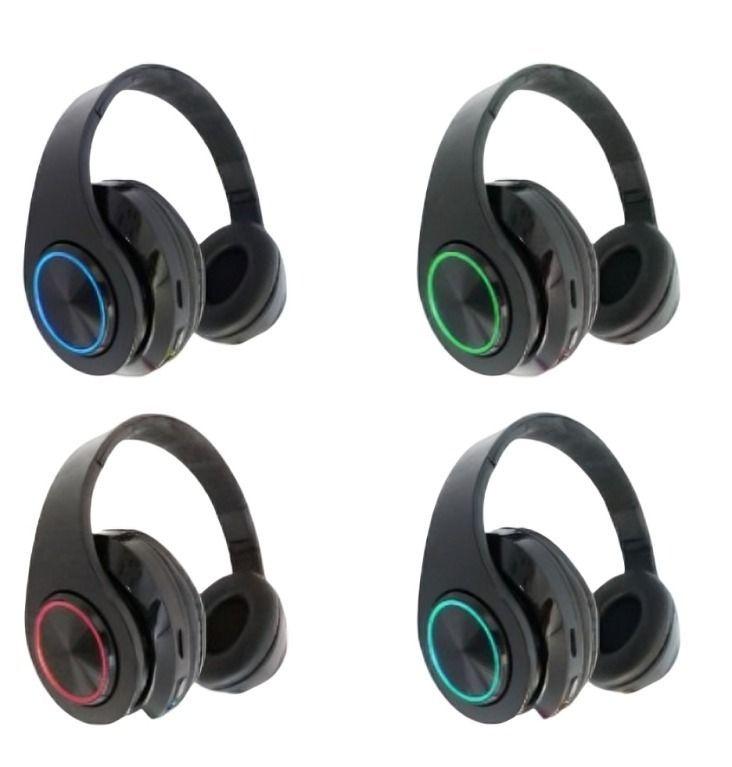 AUDIFONO CINTILLO BLUETHOOTH OD B39 CON LUZ LED-3