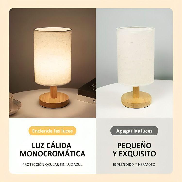 Lampara Sobremesa Velador Escritorio Decoración Elegante-3