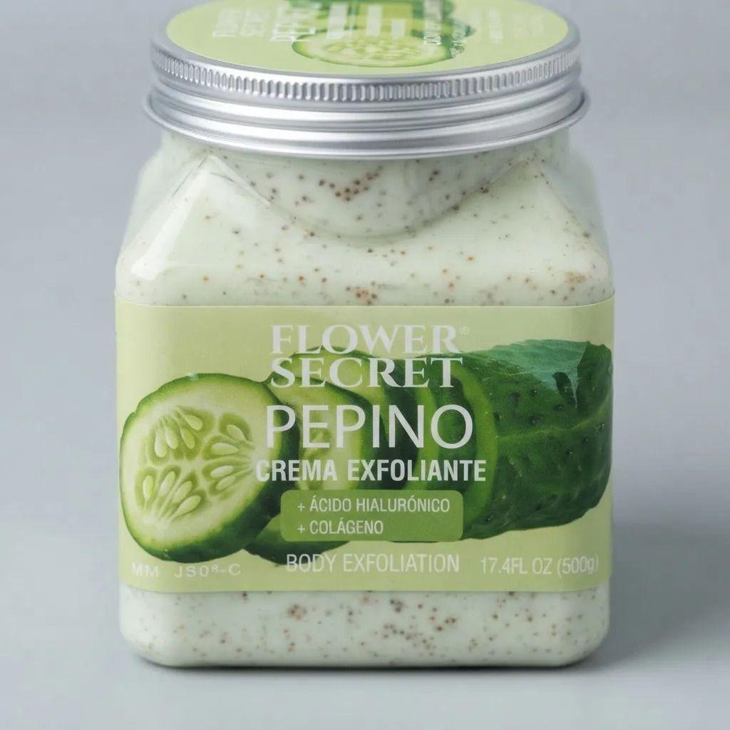 Crema Exfoliante Corporal Flower Secret Pepino 500ml-2
