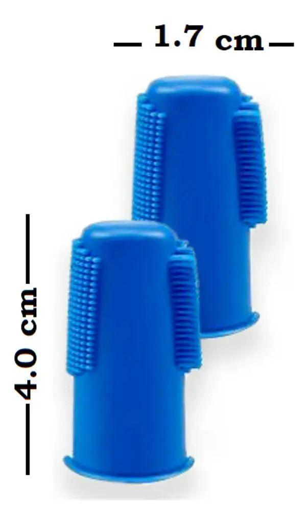 Pack X2 Cepillos Dedo Dental Care Sin Sabor Para Mascotas Perros Gatos-1