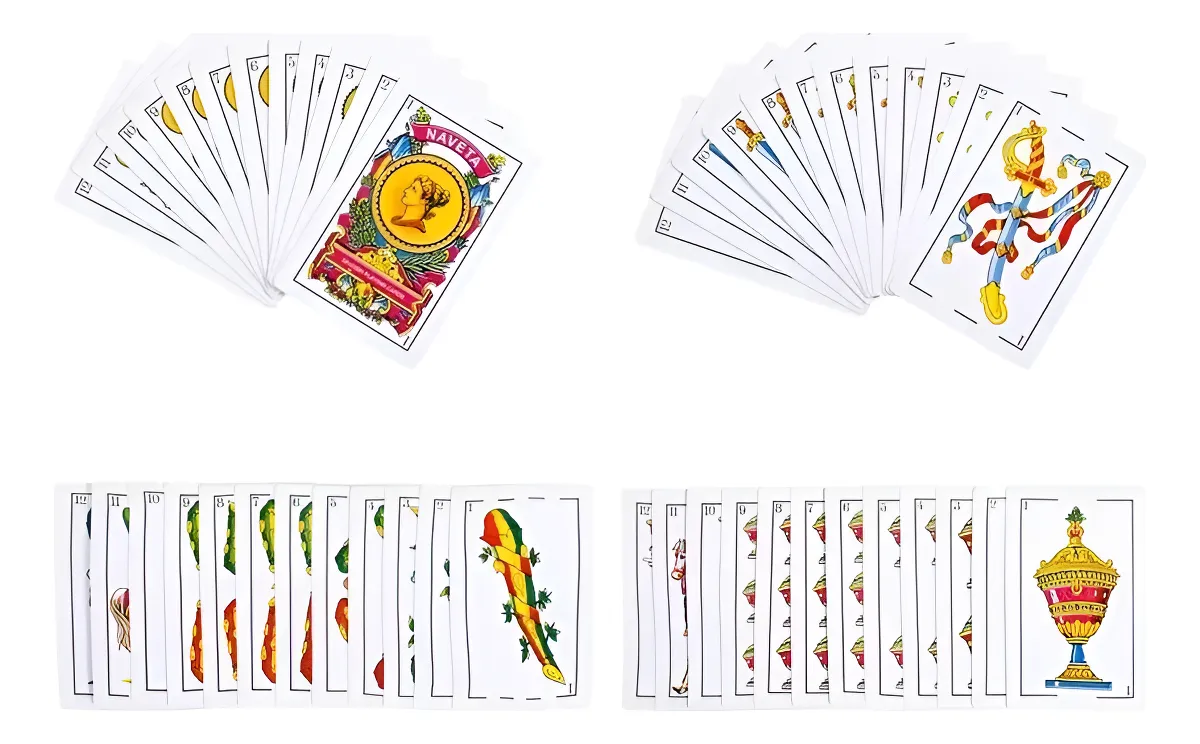Mazo De Naipes Españoles Plastificados 50 Cartas Tradicionale-2