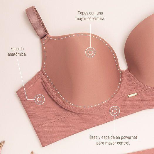 Sostén ajuste perfecto alto cubrimiento copa B y C-2
