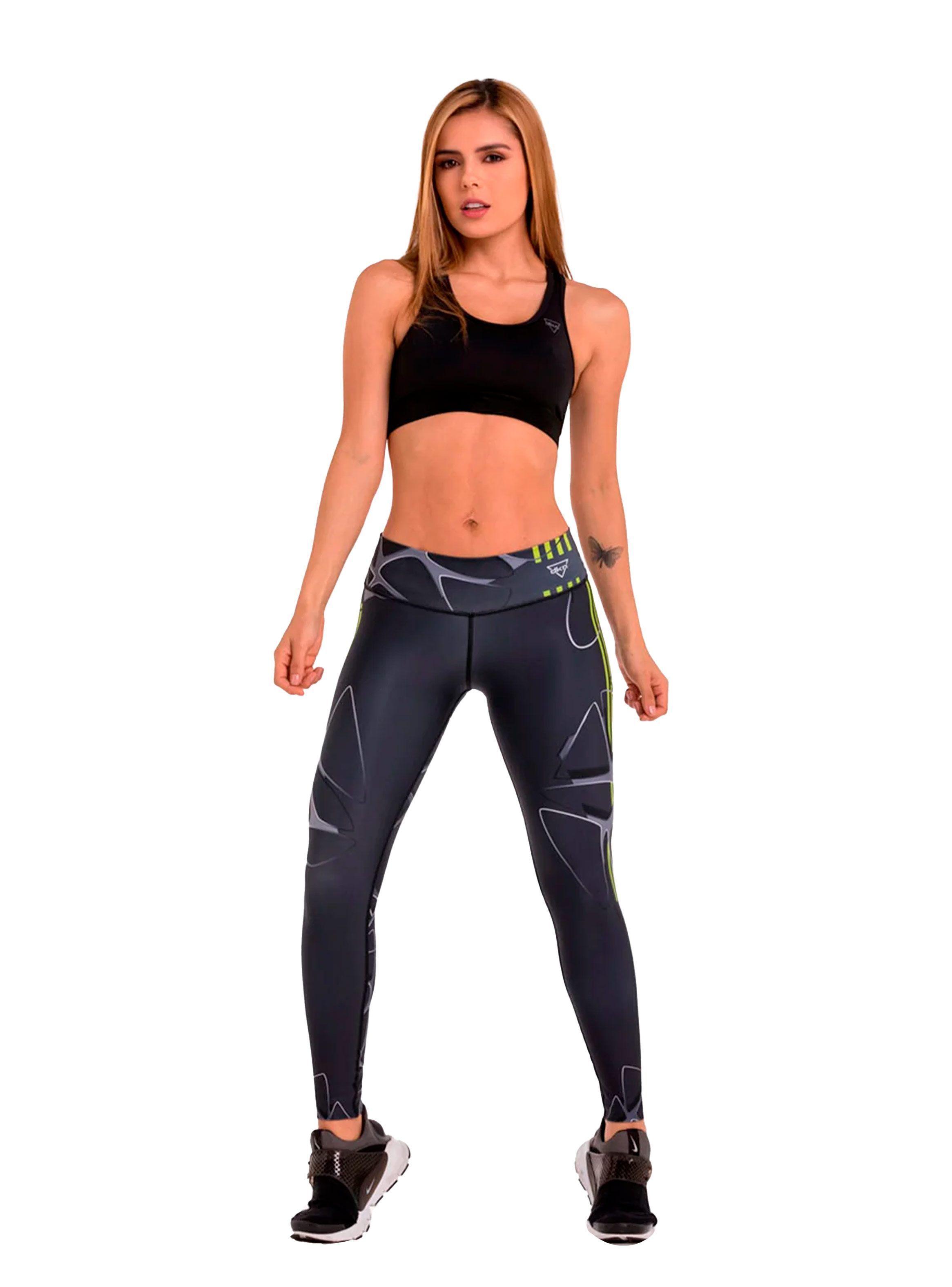Leggings Deportivo Black Membrana-0