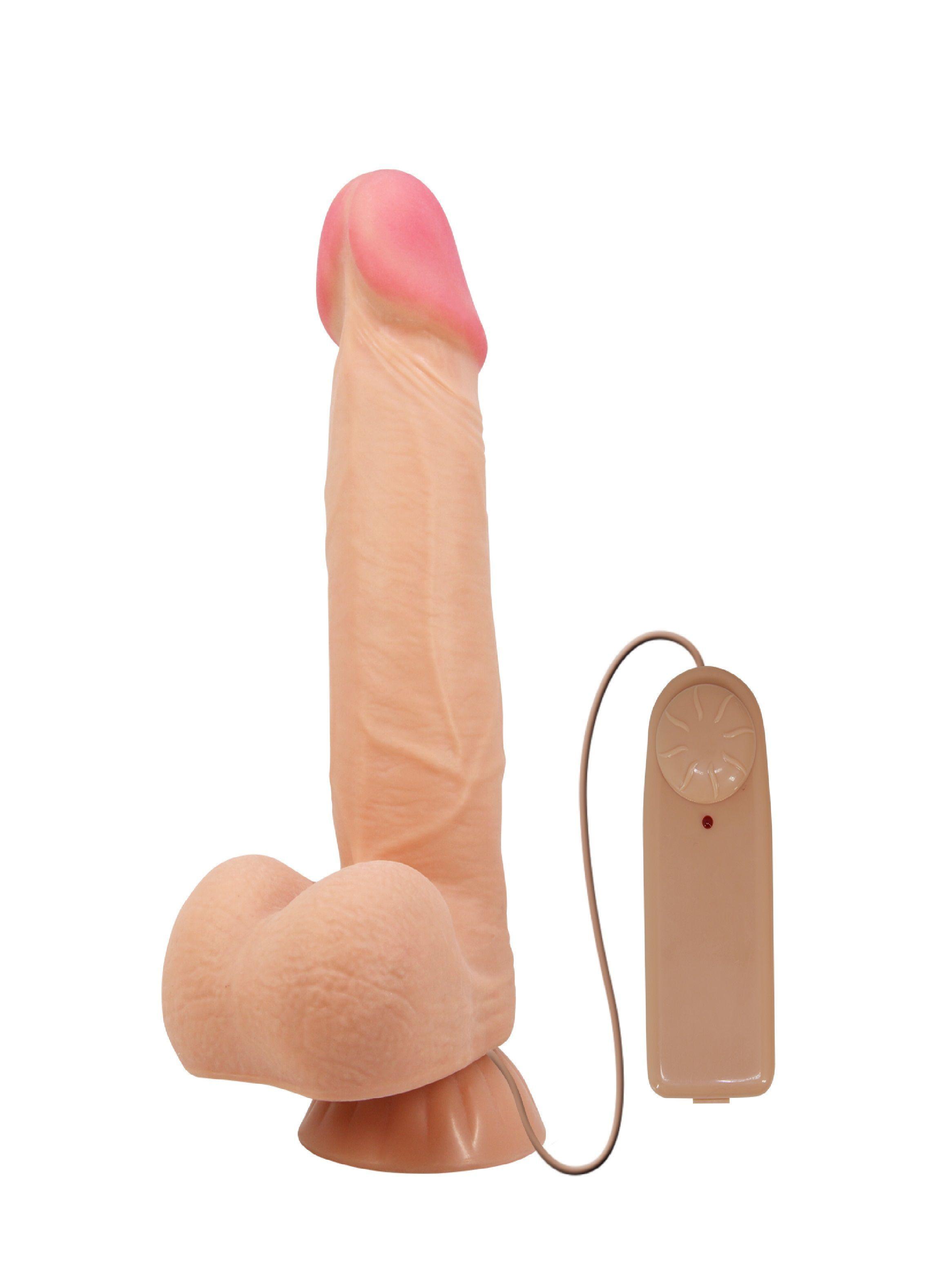 Vibrador Realistico Piel Deslizante -0