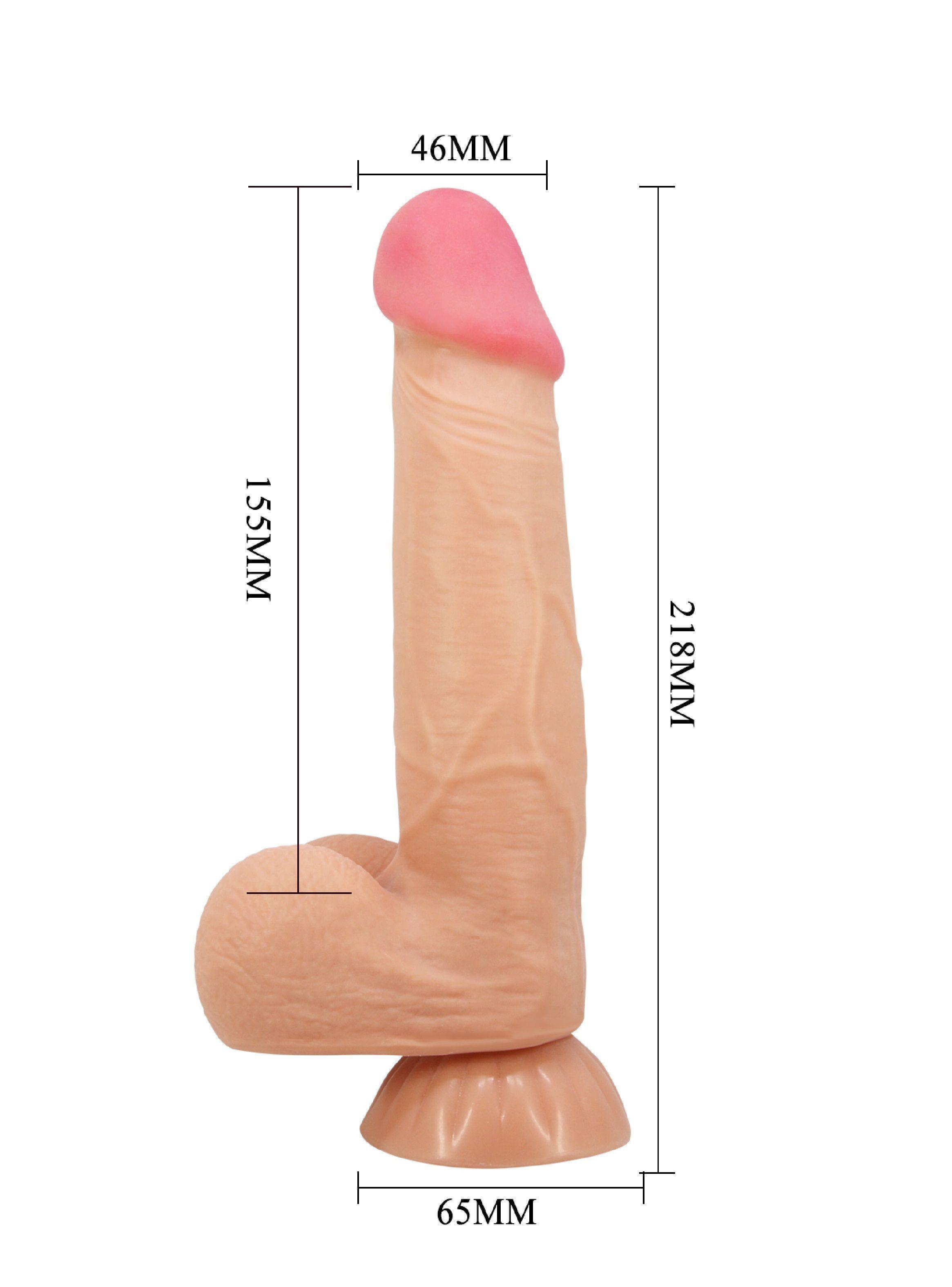 Vibrador Realistico Piel Deslizante -2