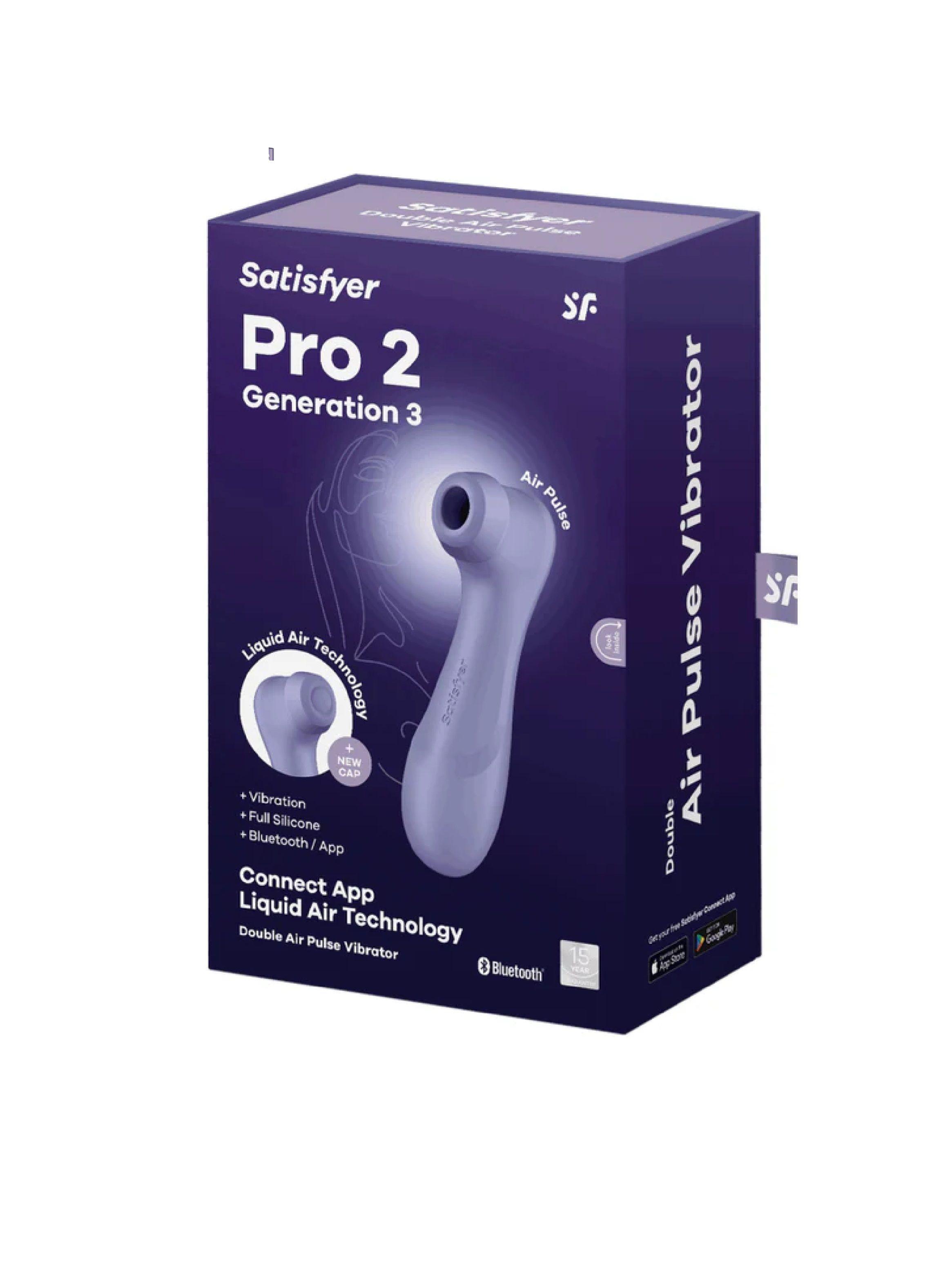 Succionador de Clítoris Satisfyer Pro 2 Generación 3 con APP-0