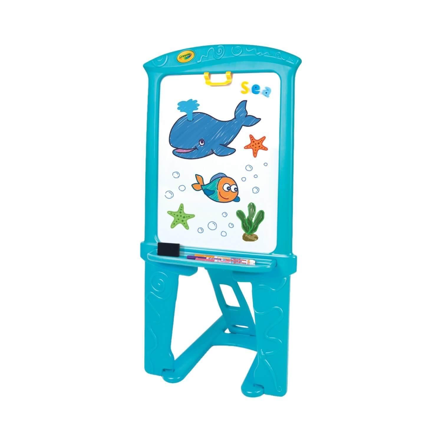 Pizzara Infantil Doble Cara Con Soporte 44x42x98 Cms Crayola-4