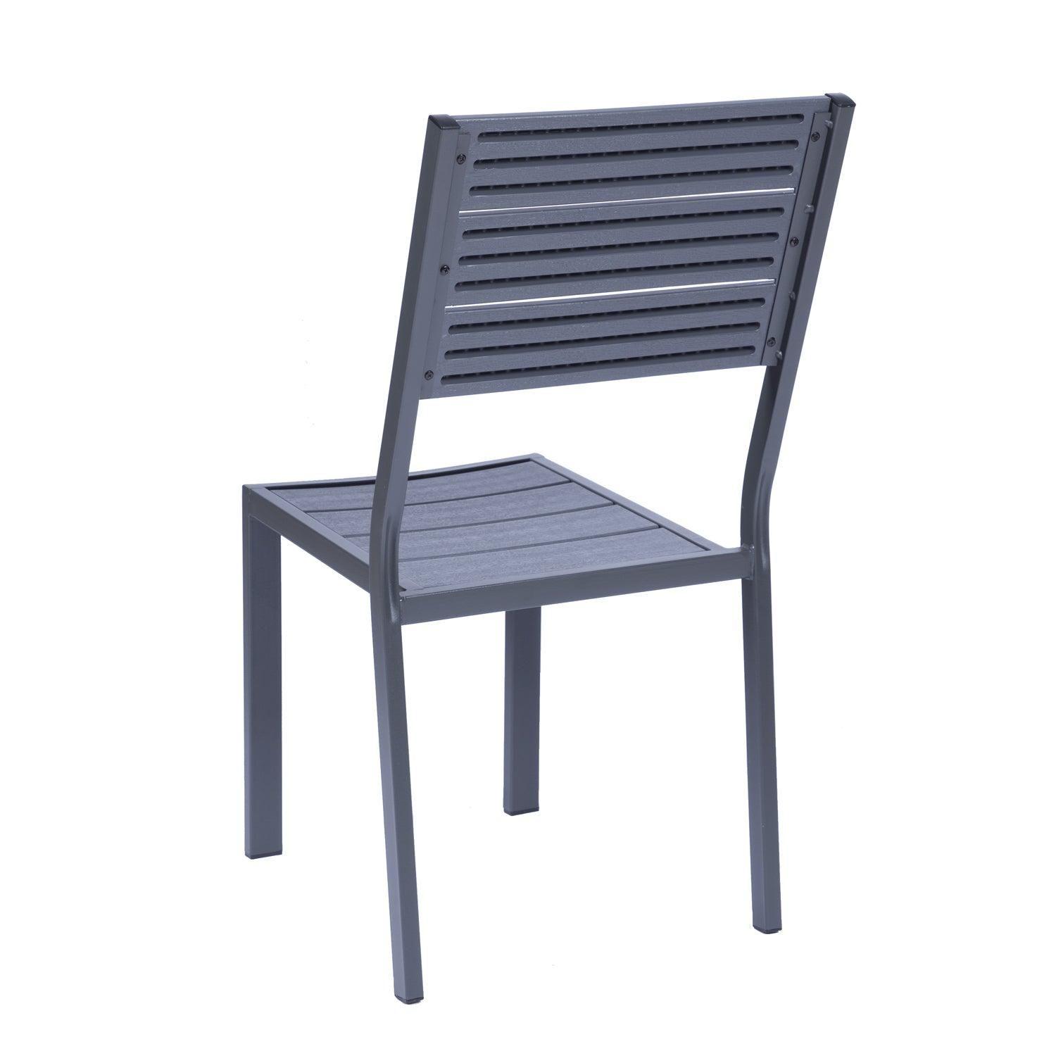Silla Terraza Polywood Impermeable Gris Northwest-1