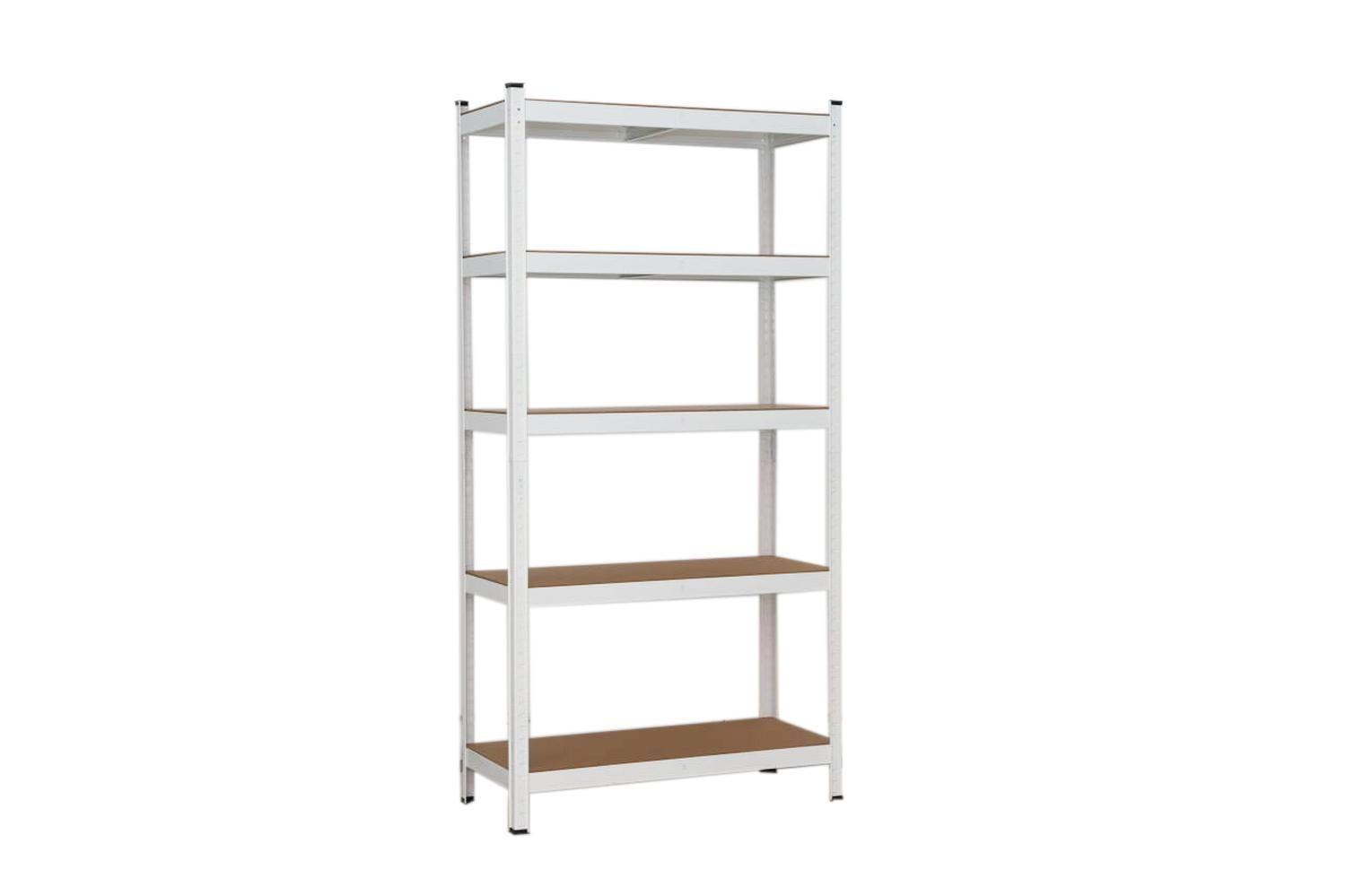 Estante Rack Acero 5 Niveles Blanco 90x40x180cm Airhouse-0