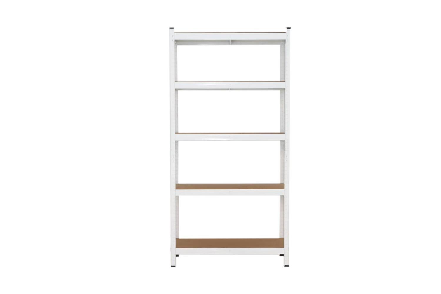 Estante Rack Acero 5 Niveles Blanco 90x40x180cm Airhouse-2